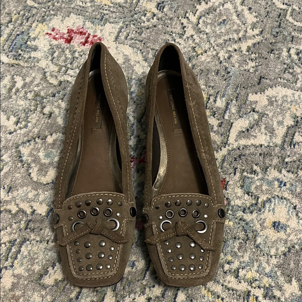 Antonia Melani Leather Loafers